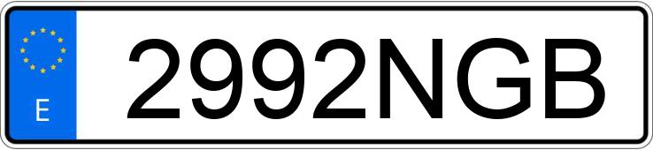 Numer rejestracyjny 2992NGB posiada TOYOTA IQ Numer rejestracyjny 2992NGB posiada TOYOTA IQ