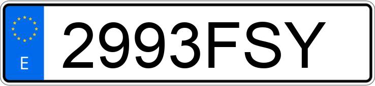 Numer rejestracyjny 2993FSY posiada BMW SERIE 3 Numer rejestracyjny 2993FSY posiada BMW SERIE 3