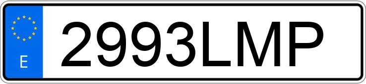 Numer rejestracyjny 2993LMP posiada HYUNDAI KONA