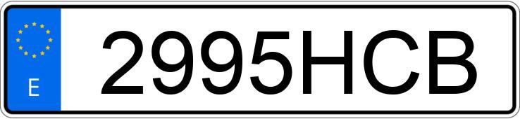 Numer rejestracyjny 2995HCB posiada AUDI A5 SPORTBACK