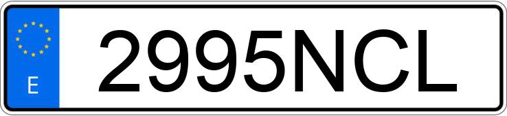 Numer rejestracyjny 2995NCL posiada CUPRA TERRAMAR
