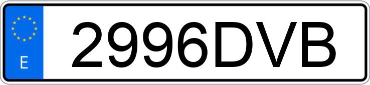 Numer rejestracyjny 2996DVB posiada KIA SPORTAGE
