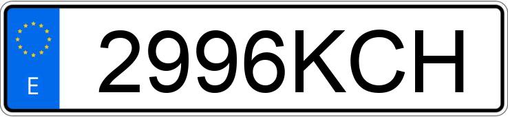 Numer rejestracyjny 2996KCH posiada NISSAN X-TRAIL