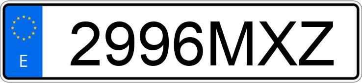 Numer rejestracyjny 2996MXZ posiada HYUNDAI TUCSON