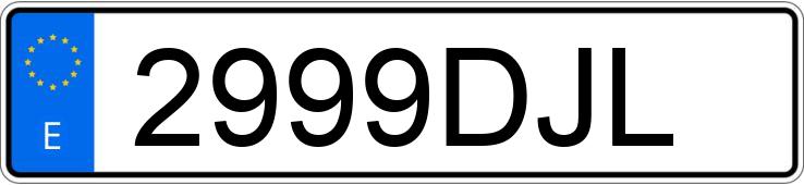 Numer rejestracyjny 2999DJL posiada HONDA CBR 600