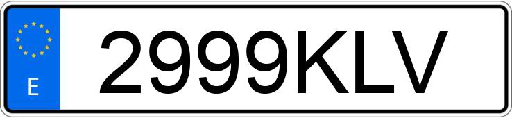 Numer rejestracyjny 2999KLV posiada KIA SPORTAGE