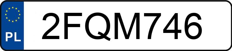 Numer rejestracyjny 2FQM746 posiada Bmw Gran Tourer