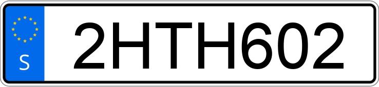 Numer rejestracyjny 2HTH602 posiada  