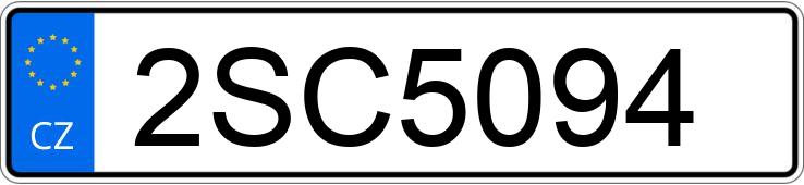 Numer rejestracyjny 2SC5094 posiada ŠKODA Fabia Combi