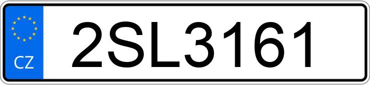 Numer rejestracyjny 2SL3161 posiada BMW 3