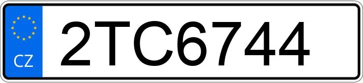 Numer rejestracyjny 2TC6744 posiada ŠKODA Scala