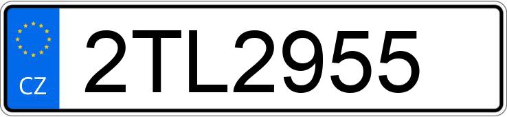 Numer rejestracyjny 2TL2955 posiada  B5