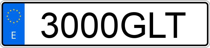 Numer rejestracyjny 3000GLT posiada NISSAN X-TRAIL Numer rejestracyjny 3000GLT posiada NISSAN X-TRAIL