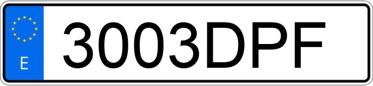 Numer rejestracyjny 3003DPF posiada RENAULT MEGANE Numer rejestracyjny 3003DPF posiada RENAULT MEGANE