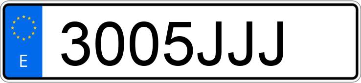 Numer rejestracyjny 3005JJJ posiada VOLKSWAGEN POLO Numer rejestracyjny 3005JJJ posiada VOLKSWAGEN POLO