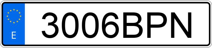 Numer rejestracyjny 3006BPN posiada SEAT LEON
