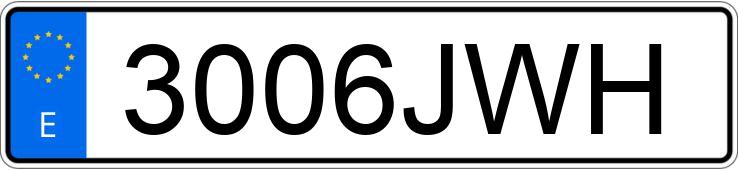 Numer rejestracyjny 3006JWH posiada BMW SERIE 3