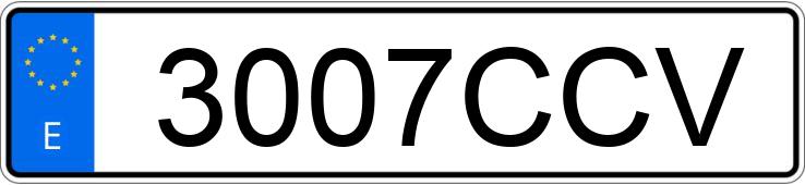 Numer rejestracyjny 3007CCV posiada RENAULT MEGANE