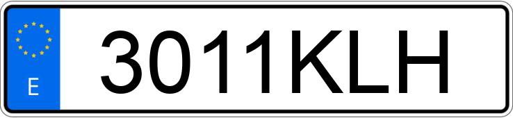 Numer rejestracyjny 3011KLH posiada MITSUBISHI OUTLANDER