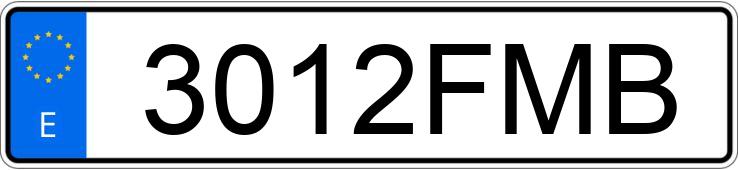 Numer rejestracyjny 3012FMB posiada SEAT IBIZA Numer rejestracyjny 3012FMB posiada SEAT IBIZA