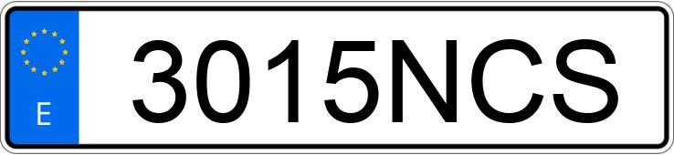 Numer rejestracyjny 3015NCS posiada BMW X2