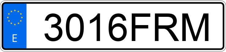 Numer rejestracyjny 3016FRM posiada CITROEN C4
