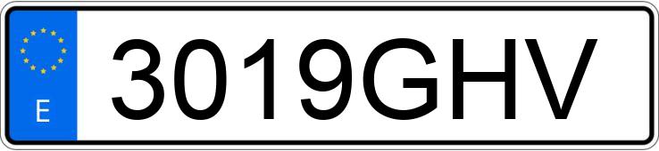 Numer rejestracyjny 3019GHV posiada MINI MINI