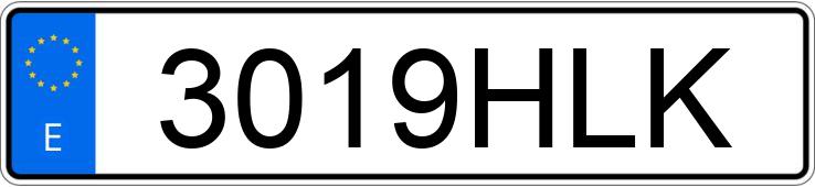 Numer rejestracyjny 3019HLK posiada OPEL ASTRA