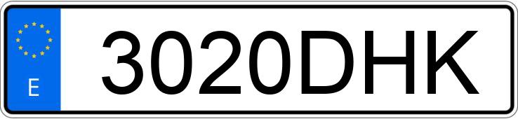 Numer rejestracyjny 3020DHK posiada VOLKSWAGEN TOUAREG