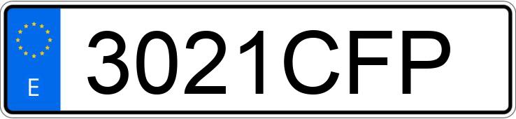 Numer rejestracyjny 3021CFP posiada FORD FOCUS Numer rejestracyjny 3021CFP posiada FORD FOCUS