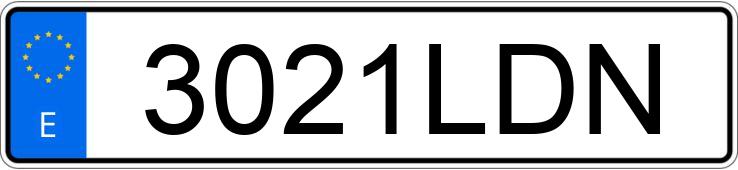 Numer rejestracyjny 3021LDN posiada MERCEDES GLC (253)