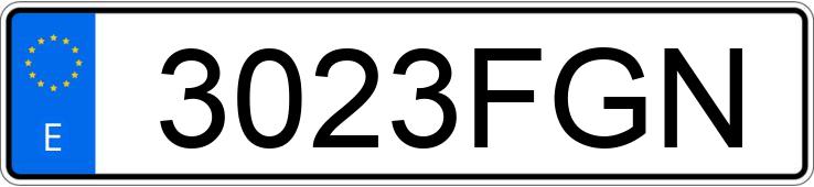 Numer rejestracyjny 3023FGN posiada CHEVROLET-GM LACETTI