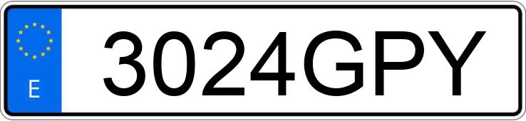 Numer rejestracyjny 3024GPY posiada VOLKSWAGEN PASSAT Numer rejestracyjny 3024GPY posiada VOLKSWAGEN PASSAT