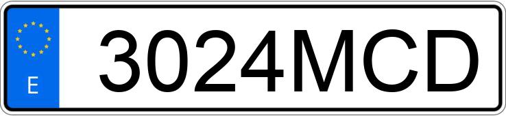 Numer rejestracyjny 3024MCD posiada FIAT PANDA Numer rejestracyjny 3024MCD posiada FIAT PANDA