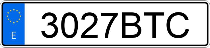 Numer rejestracyjny 3027BTC posiada CITROEN JUMPER