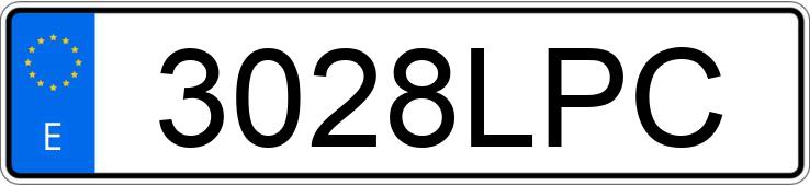 Numer rejestracyjny 3028LPC posiada AUDI Q3