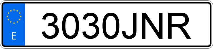 Numer rejestracyjny 3030JNR posiada SKODA SPACEBACK Numer rejestracyjny 3030JNR posiada SKODA SPACEBACK