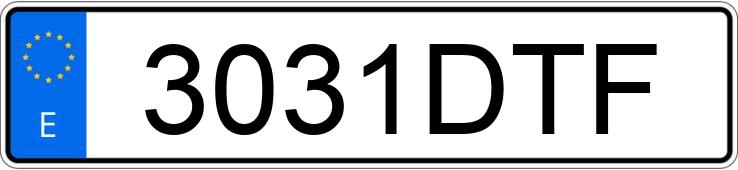 Numer rejestracyjny 3031DTF posiada SEAT LEON Numer rejestracyjny 3031DTF posiada SEAT LEON