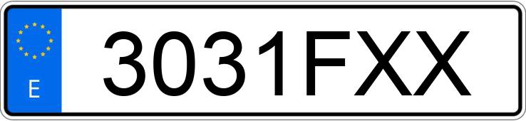 Numer rejestracyjny 3031FXX posiada OPEL CORSA