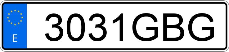 Numer rejestracyjny 3031GBG posiada VOLKSWAGEN PASSAT Numer rejestracyjny 3031GBG posiada VOLKSWAGEN PASSAT