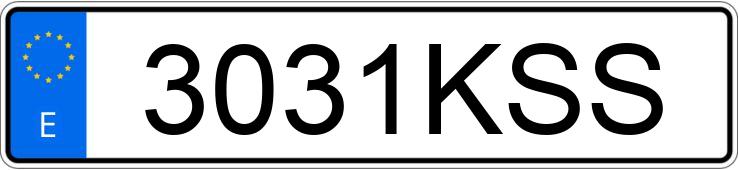 Numer rejestracyjny 3031KSS posiada CITROEN C4 CACTUS