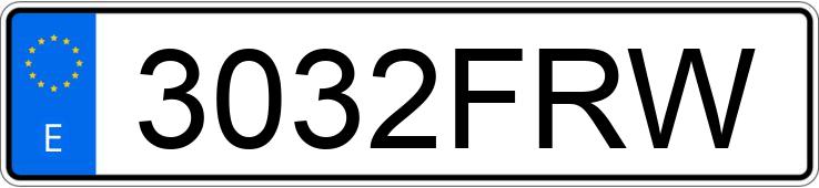 Numer rejestracyjny 3032FRW posiada RENAULT MEGANE Numer rejestracyjny 3032FRW posiada RENAULT MEGANE