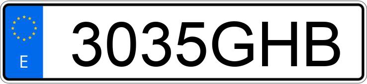 Numer rejestracyjny 3035GHB posiada PEUGEOT 308 CONFORT 1.6 VTI Numer rejestracyjny 3035GHB posiada PEUGEOT 308 CONFORT 1.6 VTI