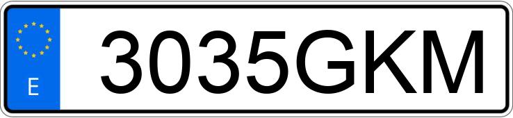 Numer rejestracyjny 3035GKM posiada AUDI Q5 Numer rejestracyjny 3035GKM posiada AUDI Q5