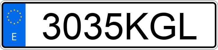 Numer rejestracyjny 3035KGL posiada NISSAN JUKE