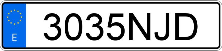 Numer rejestracyjny 3035NJD posiada TOYOTA COROLLA Numer rejestracyjny 3035NJD posiada TOYOTA COROLLA