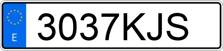 Numer rejestracyjny 3037KJS posiada CITROEN C4