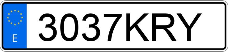 Numer rejestracyjny 3037KRY posiada RENAULT KANGOO Numer rejestracyjny 3037KRY posiada RENAULT KANGOO