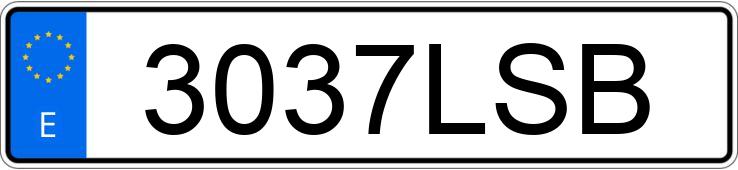 Numer rejestracyjny 3037LSB posiada TOYOTA COROLLA Numer rejestracyjny 3037LSB posiada TOYOTA COROLLA