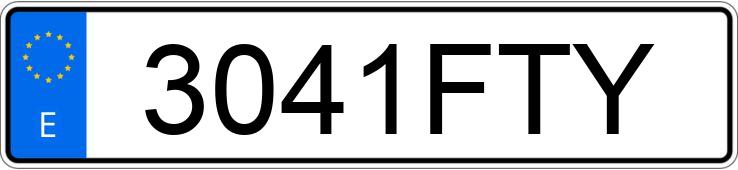 Numer rejestracyjny 3041FTY posiada VOLKSWAGEN CRAFTER Numer rejestracyjny 3041FTY posiada VOLKSWAGEN CRAFTER